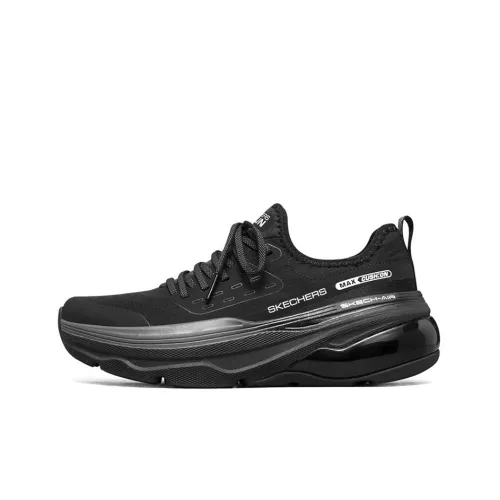 Skechers Max Cushioning Running Shoes Women's Low-Top All Black