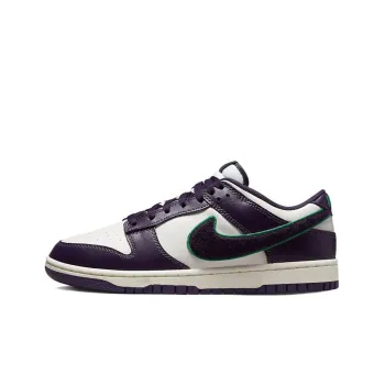 Nike Dunk Low Chenille Swoosh Sail Grand Purple