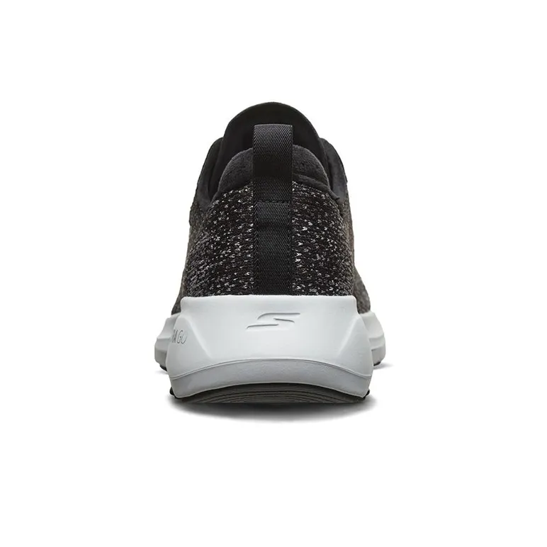 Skechers Go Run Viz Tech Cushioning Anti-Slip And Wear-Resistant Mid-Top Running Shoes Women's Black White-3