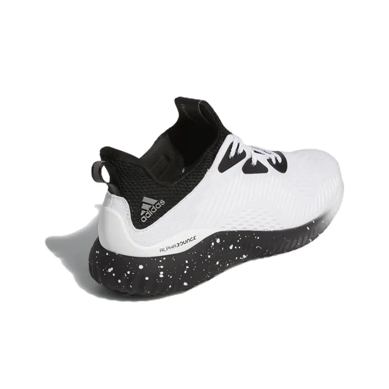 Adidas Alphabounce 1 'White Black Speckled'-3