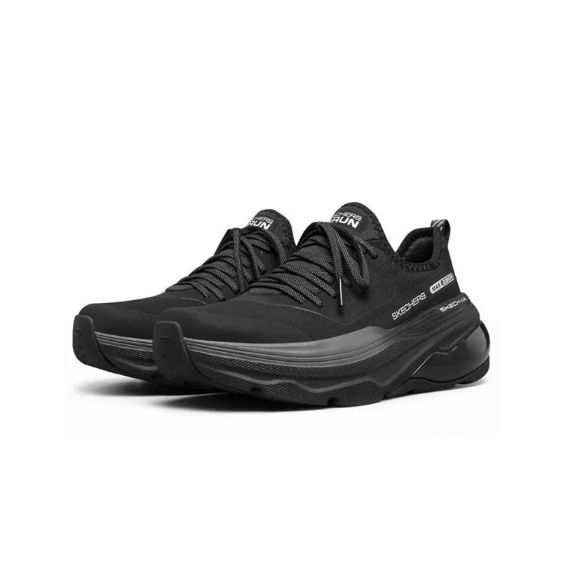 Skechers Max Cushioning Air Low-Top Running Shoes Women's Black-2