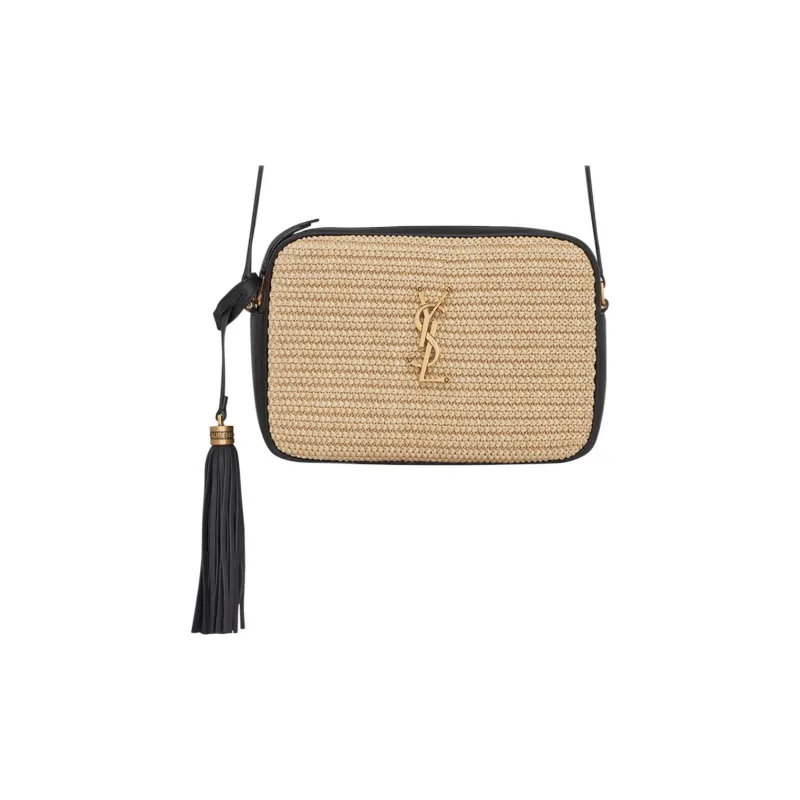 SAINT LAURENT LOU Cotton Camera Bags Crossbody Bag Shoulder Bag Women's Natural-0