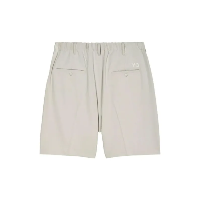 Y 3 Knee Length Shorts Men's Light Gray-1