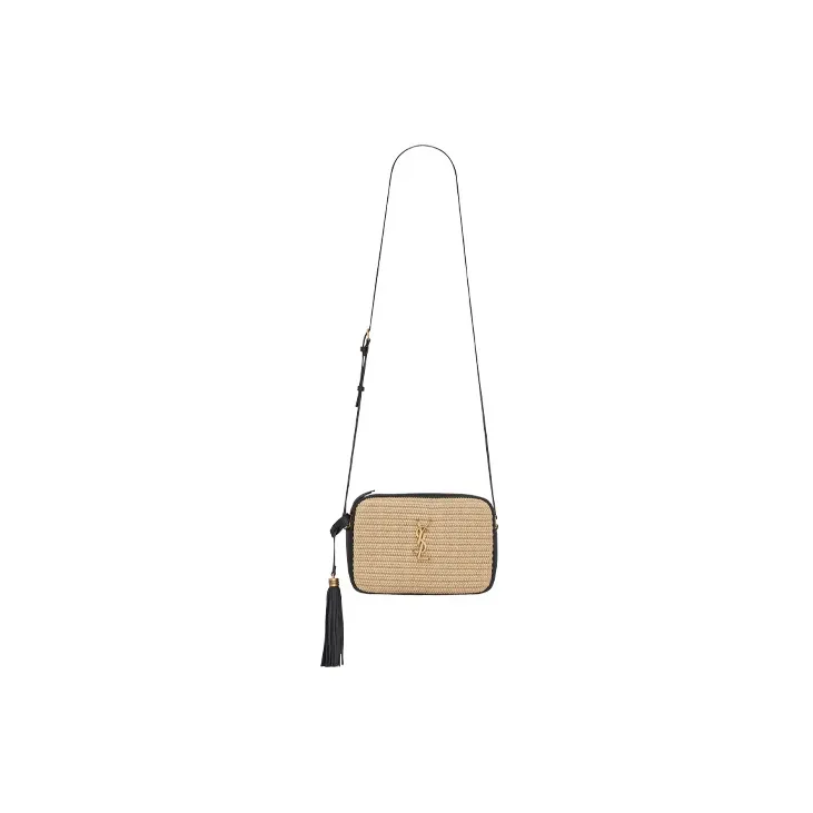 SAINT LAURENT LOU Cotton Camera Bags Crossbody Bag Shoulder Bag Women's Natural-1