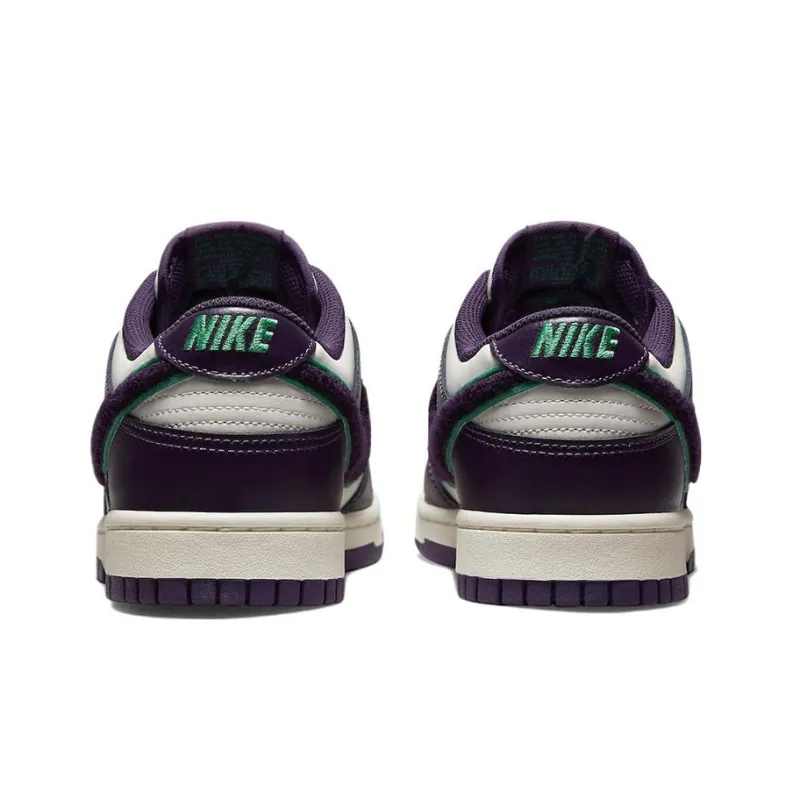 Nike Dunk Low Chenille Swoosh Sail Grand Purple-4