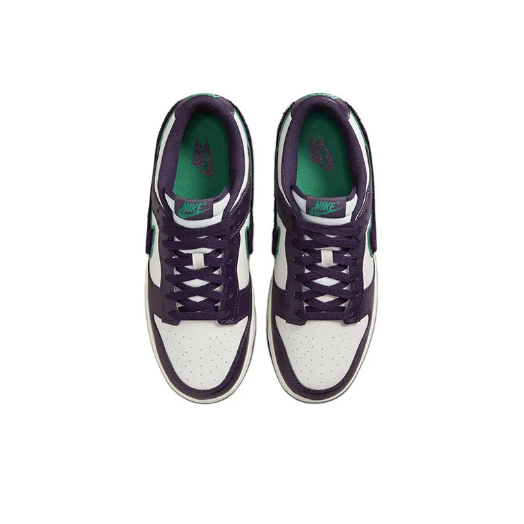 Nike Dunk Low Chenille Swoosh Sail Grand Purple-3