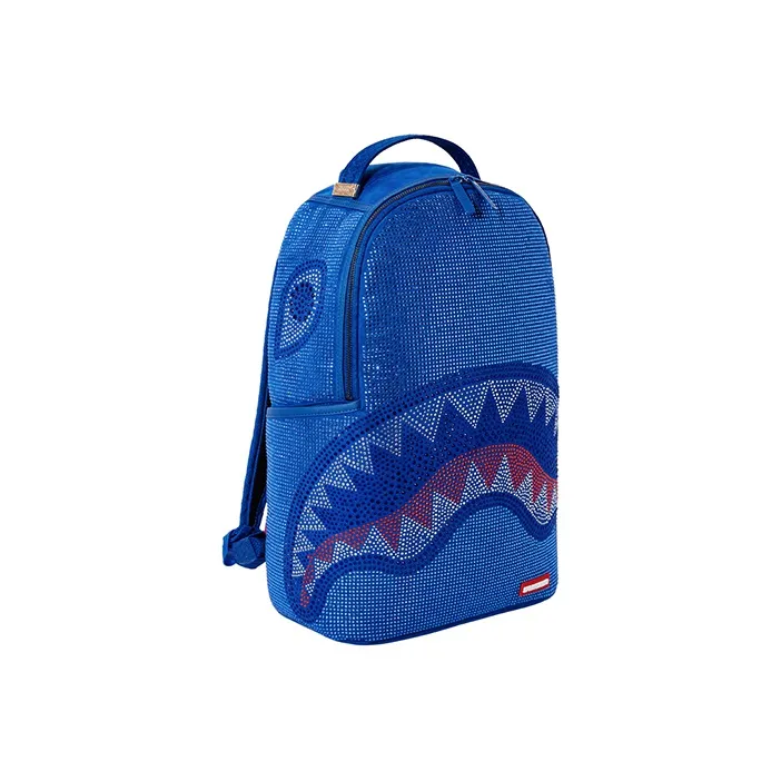 SPRAYGROUND Rhinestone Decoration Backpack Regular Unisex Medium Blue-2
