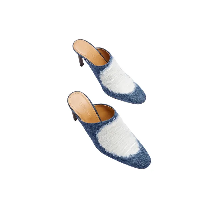LOEWE Slim Heel High Heels Women's Blue-3