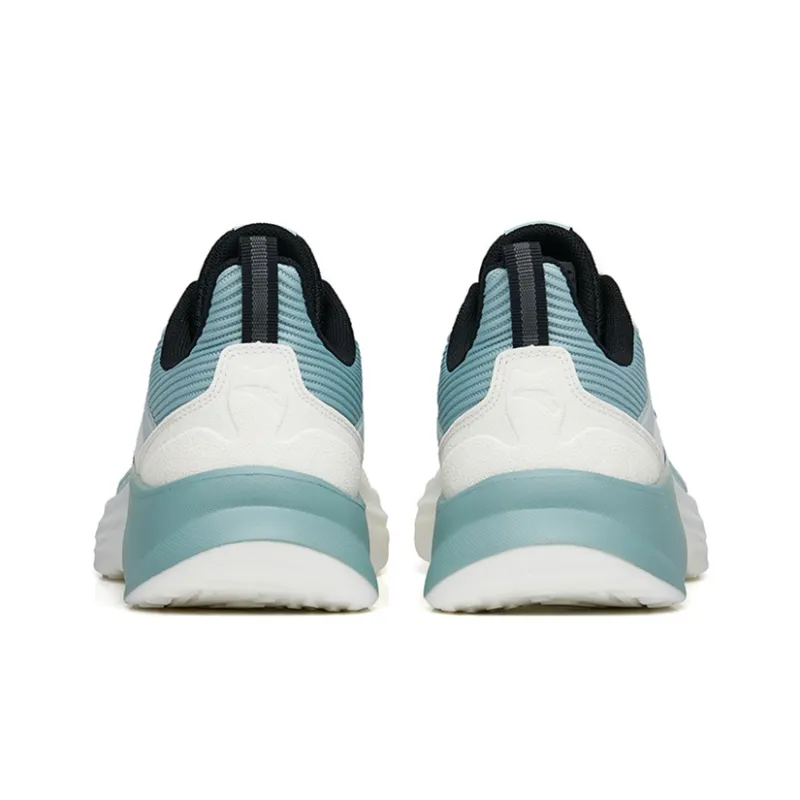 Anta Running Collection Cushioning Breathable Abrasion Resistant Slip Resistant Low Top Running Shoes Men's White Blue-3