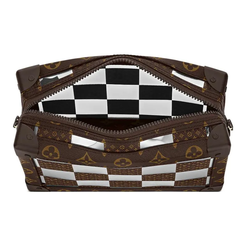 LOUIS VUITTON Soft Trunk Brown/Clear-3