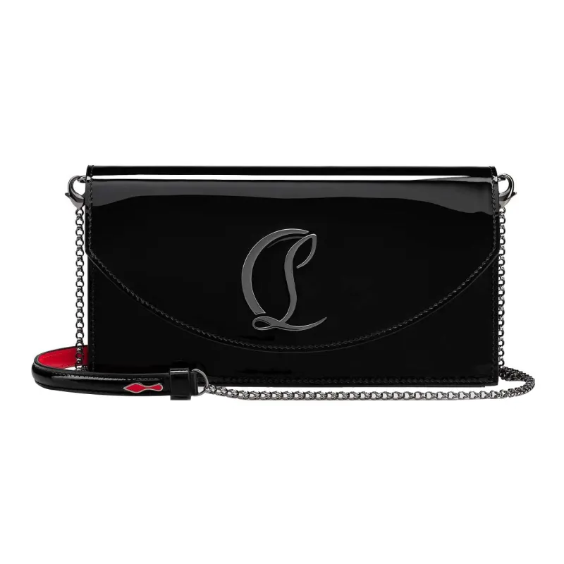 CL LUBOTING Leather Eveningwear Bag Handbag Shoulder Bag Clutch Women's Black-0