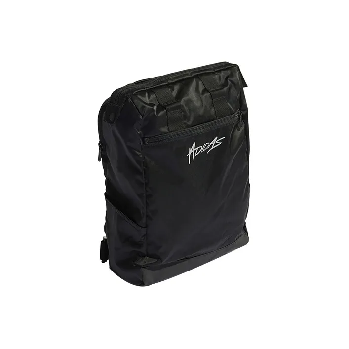 Adidas Nylon Backpack Regular Unisex Black/Metallic Silver-2