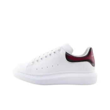 Alexander McQueen Stylish Skateboarding Shoes Men's White Purple