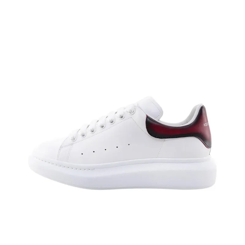 Alexander McQueen Stylish Skateboarding Shoes Men's White Purple-0