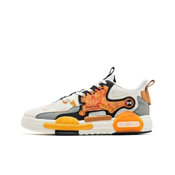 Erke Peerless Master Breathable Low Top Skateboard Shoes Men's White Yellow