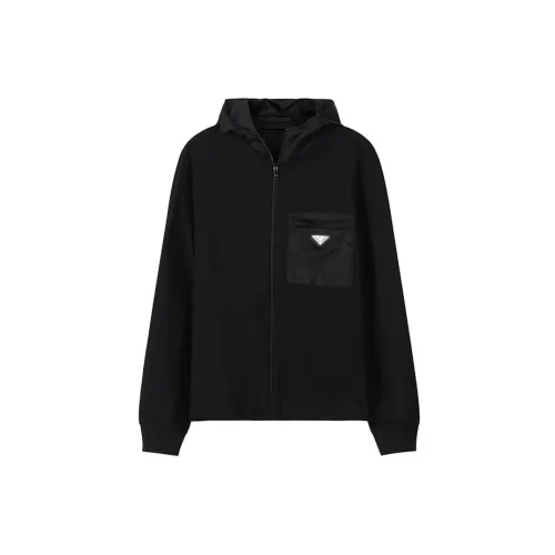 PRADA Jackets Men Black