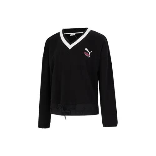 PUMA Sweatshirts Women's Black