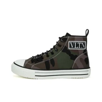 Valentino Giggies High Top Stylish Skateboarding Shoes Men's Army Green