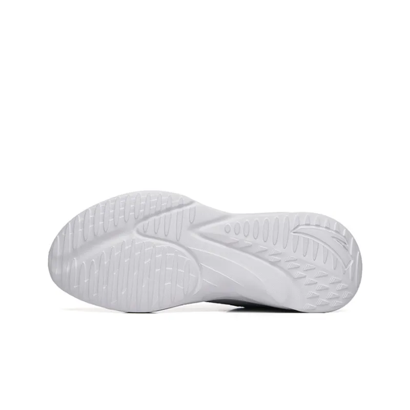 Anta Running Collection Durable Cushioning Low Top Running Shoes Men's Gray-4