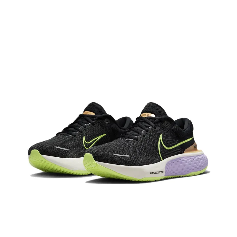 Nike ZoomX Invincible Run Flyknit 2 Black Lilac Ghost Green-2
