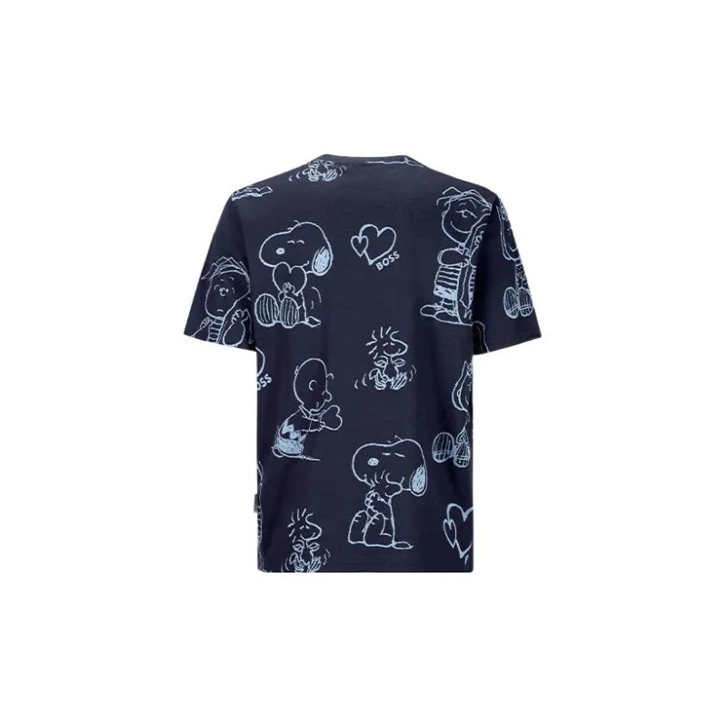 HUGO BOSS SS22 T Shirt Unisex Blue-1