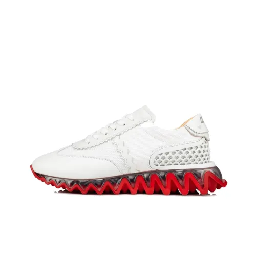 CL LUBOTING Calfskin Low Top Casual Shoes Men's White