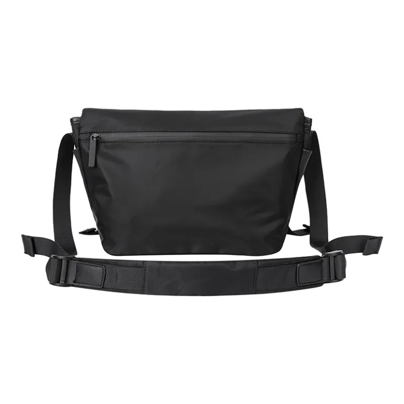 KONADCT Polyester Messenger Bag, Shoulder Bag, Crossbody Bag, Fanny Pack, Sling Bag Regular Unisex Black-2
