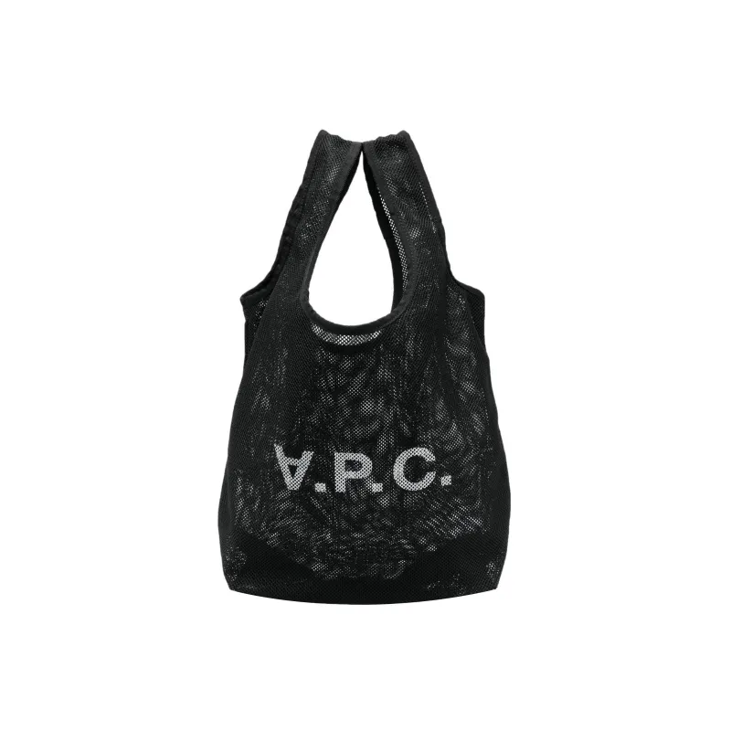 A.P.C Logo Printed Shopping Tote Bag-0