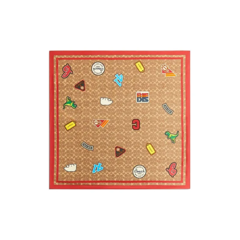COACH Silk Scarves Women's-0