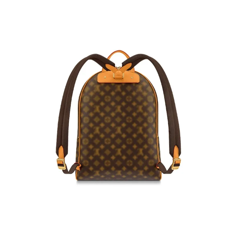 LOUIS VUITTON Ellipse Backpack Blurry Monogram Brown-3