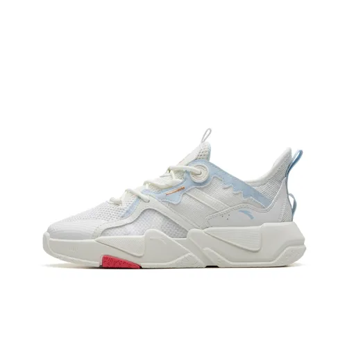 Anta G6 Low Top Sports Casual Shoes Women's White Blue