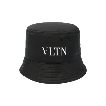 Valentino Logo Print Bucket Hat