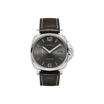 PANERAI LUMINOR DUE Automatic Mechanical Movement Men's Watches Watch 45mm Black Dial Stainless Steel Case PAM00943