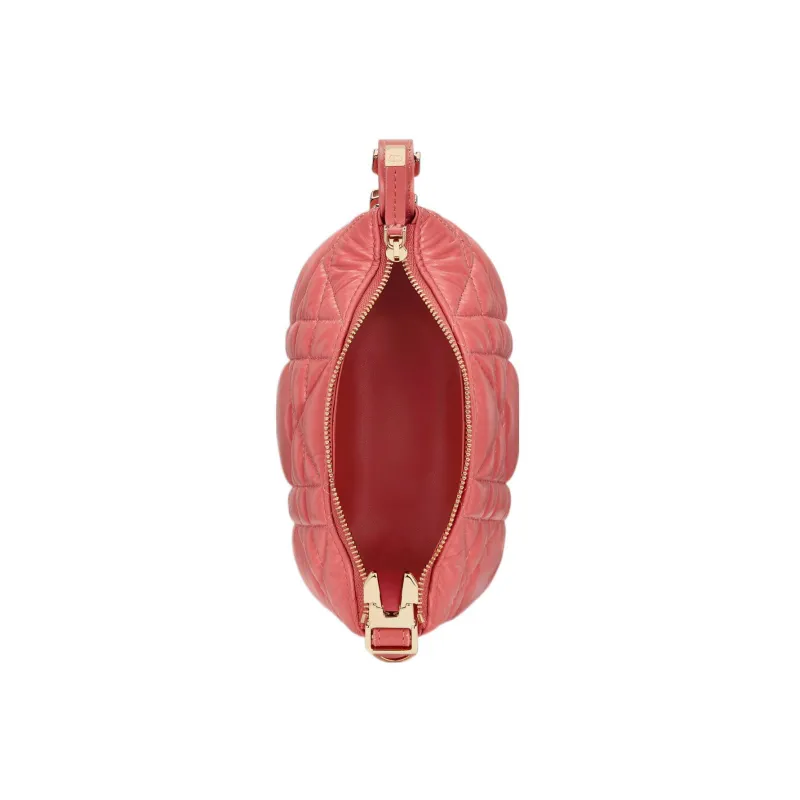 DIOR DiorTravel Cow Leather Clutch Small Size Women's Ash Coral Pink-3