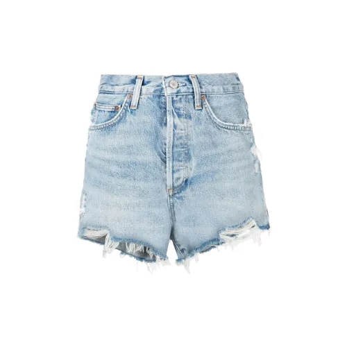 AGOLDE Denim Shorts Women's Blue