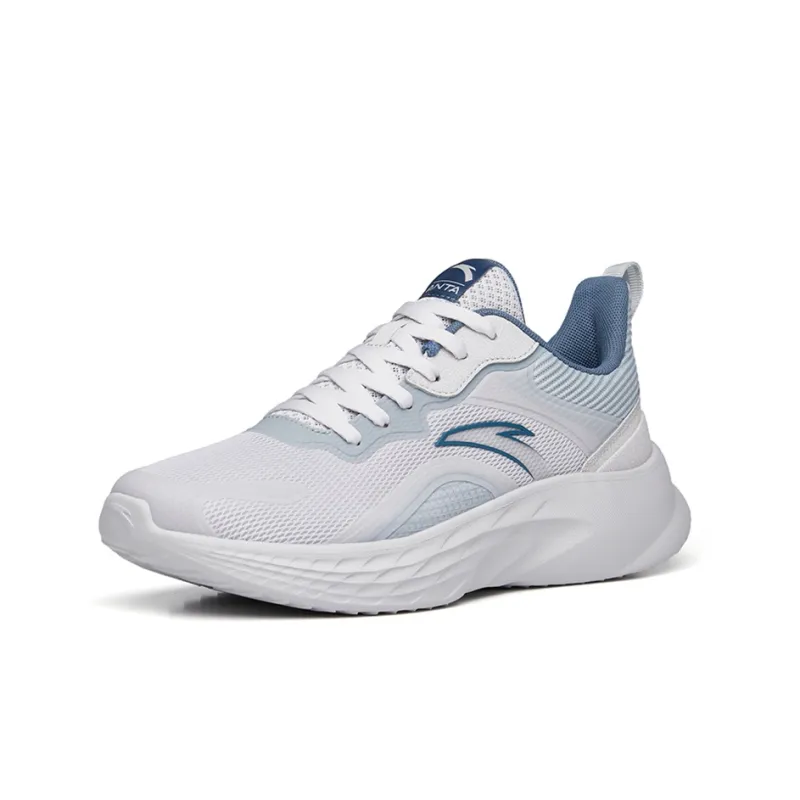 Anta Running Collection Durable Cushioning Low Top Running Shoes Men's Gray-1