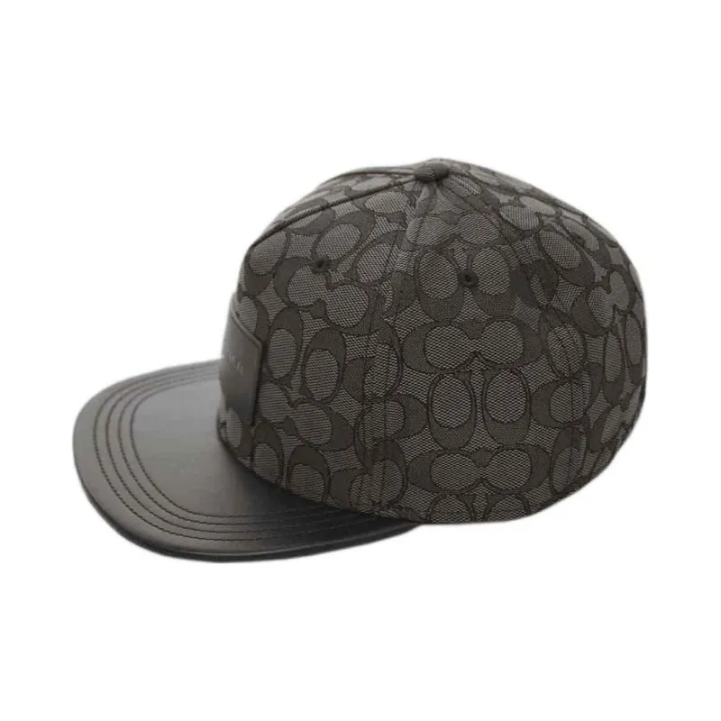 COACH Cotton Baseball Caps Men's Black-2
