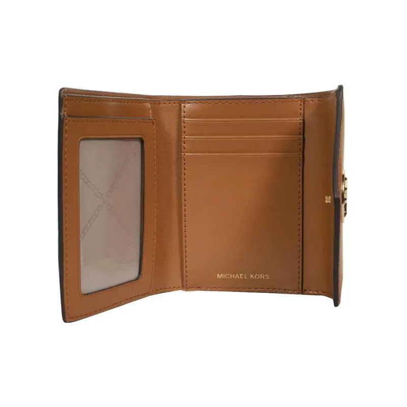 MICHAEL KORS Greenwich PVC Wallet Small Size Women's Light Umber-3