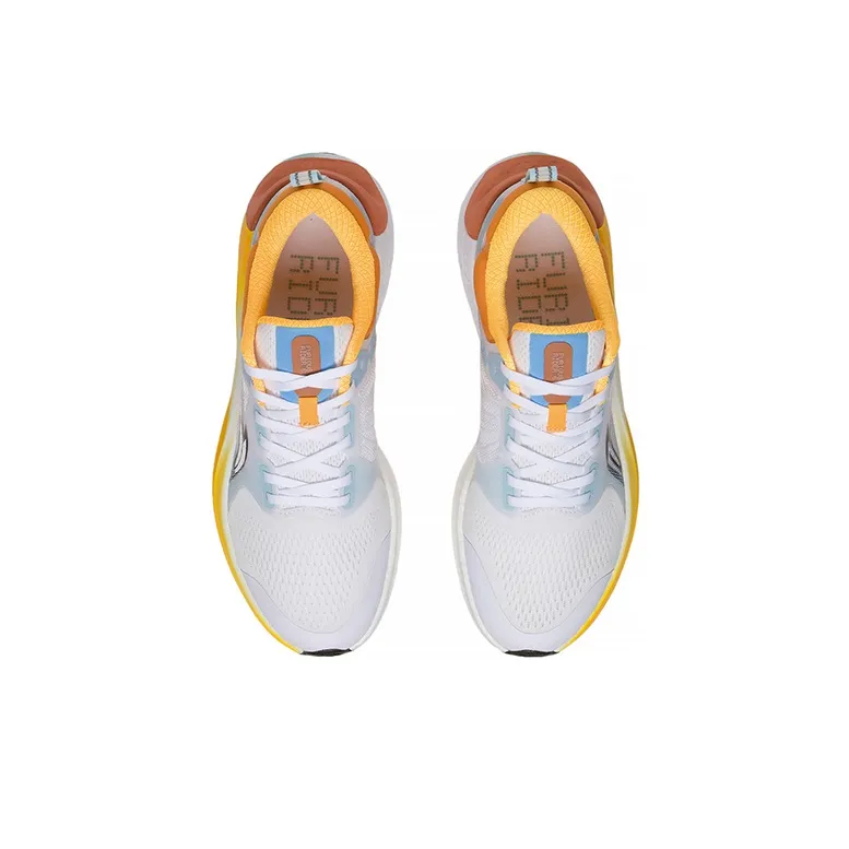 LiNing Support Reflective Low Top Running Shoes Men's Blue Orange-3
