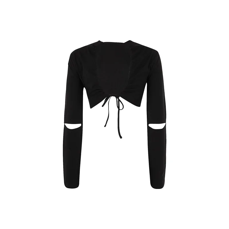 Jacquemus Crop Tops Women's Black-1