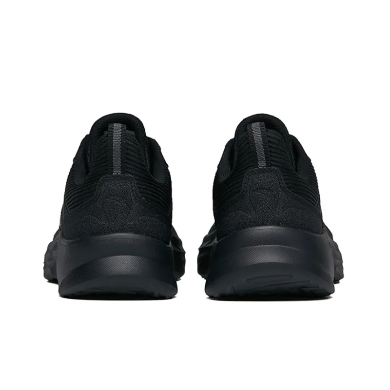 Anta Breathable Low Top Running Shoes Men's Black-3