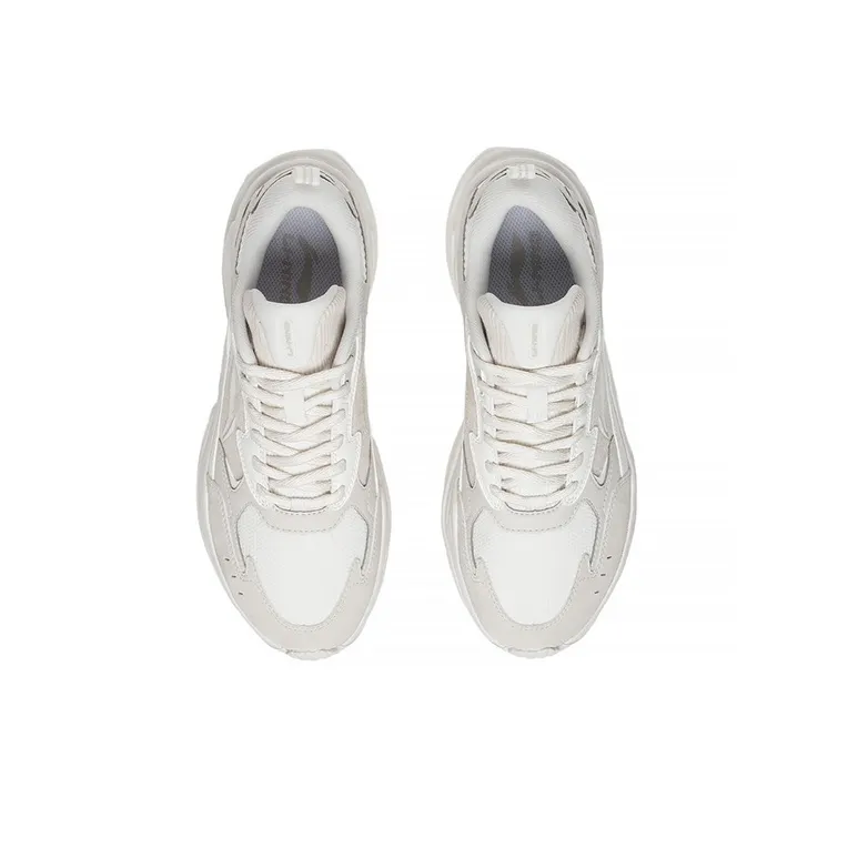 LiNing Stargazing Cushioning Anti Slip And Wear Resistant Low Top Running Shoes Women's White Gray-3