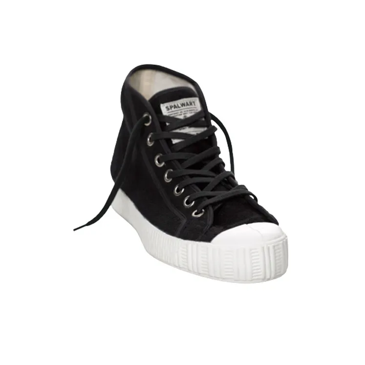 SPALWART Special Mid High-Top Skateboard Shoes Unisex Black-1