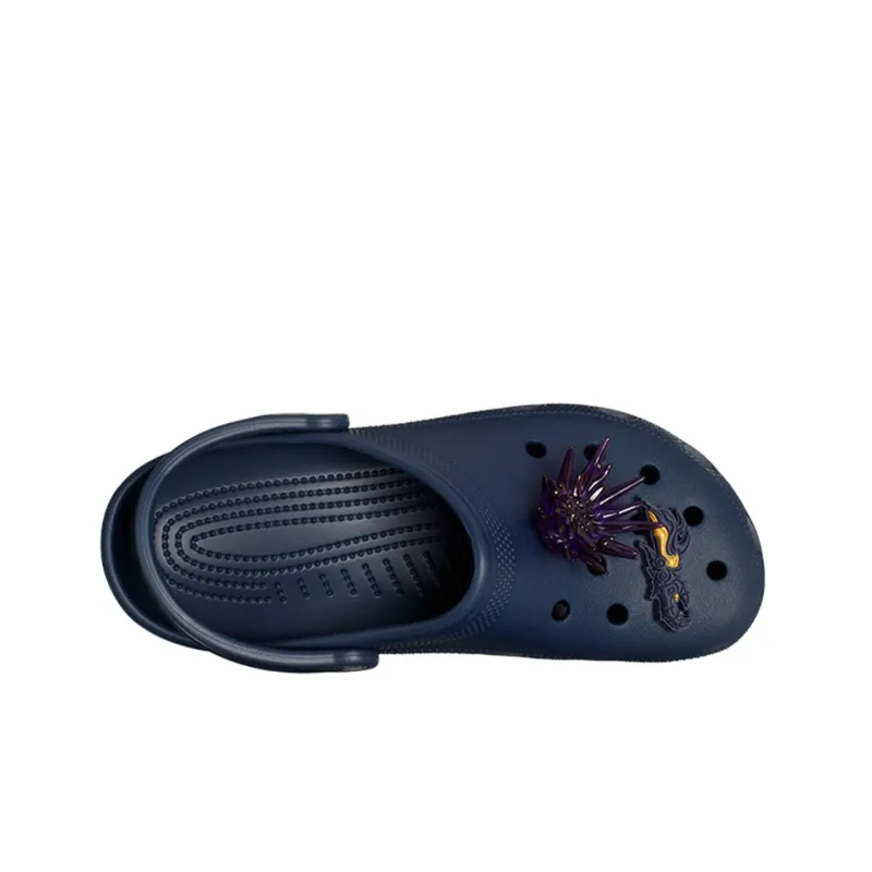HONOR OF KINGS x Crocs Classic Clog Clogs Unisex Dark Blue Nether Flame, Sun Wukong Elite Edition-4
