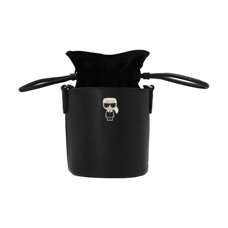 KARL LAGERFELD Cow Leather Bucket Bag, Portable Crossbody Bag, Shoulder Bag Women's-0