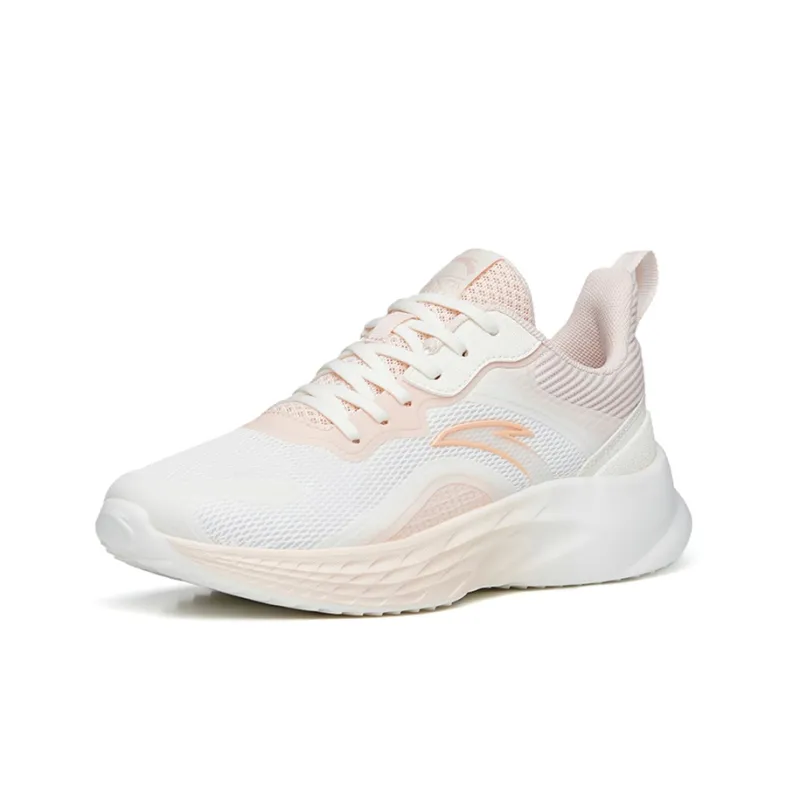 ANTA Running Collection Running Shoes Women's Low Top Ivory White/Fair Skin Tone-1