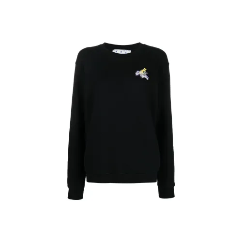 OFF-WHITE Floral Arrows Crew-neck Sweatshirt