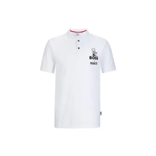 HUGO BOSS Polo Shirts Unisex White