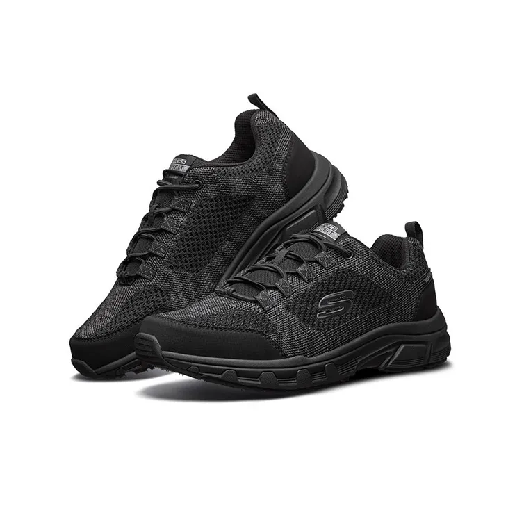 Skechers Low Top Lace Up Casual Shoes Men Low-Top All Black-2
