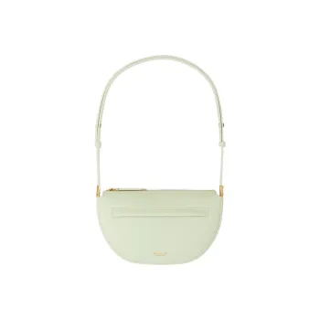 Burberry Olympia Embossed Calfskin Shoulder Bag Crescent Bag Handbag Shoulder Bag Women's Happy Fruit Green